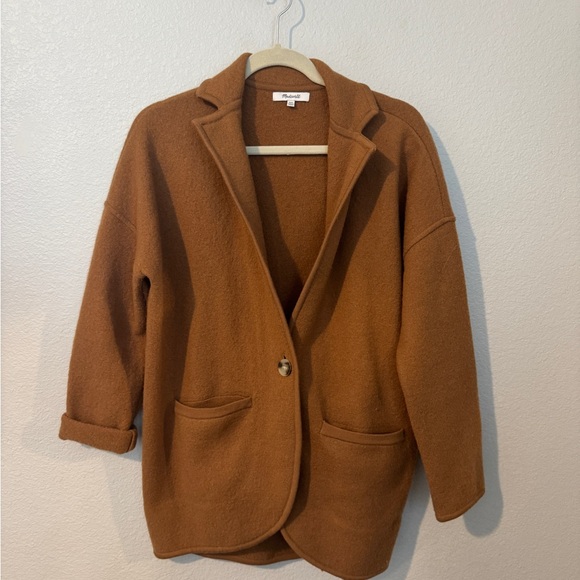 Madewell Jackets & Blazers - Madewell Women's Tan Blazer Coat with Button Detail